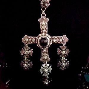 🔆 Large Yayalag Cross Onyx -Vintage Antique 🔆 OFFERS OK